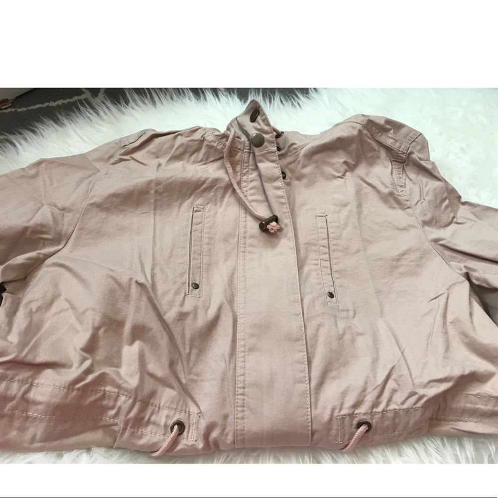 1 LEFT! Light Blush Military Jacket - Picture 6 of 8